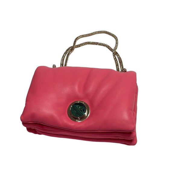 Giambattista Valli Padded Shoulder Bag in Pink Coral - Picture 4 of 10